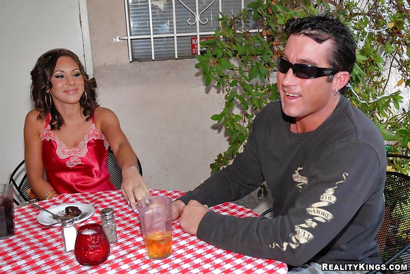 Perfect Latina babe gets her juicy holes penetrated with strong penis